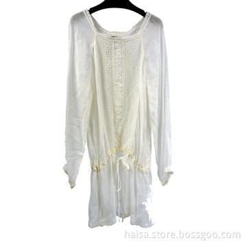 Women's Lace Square Neckline Dress